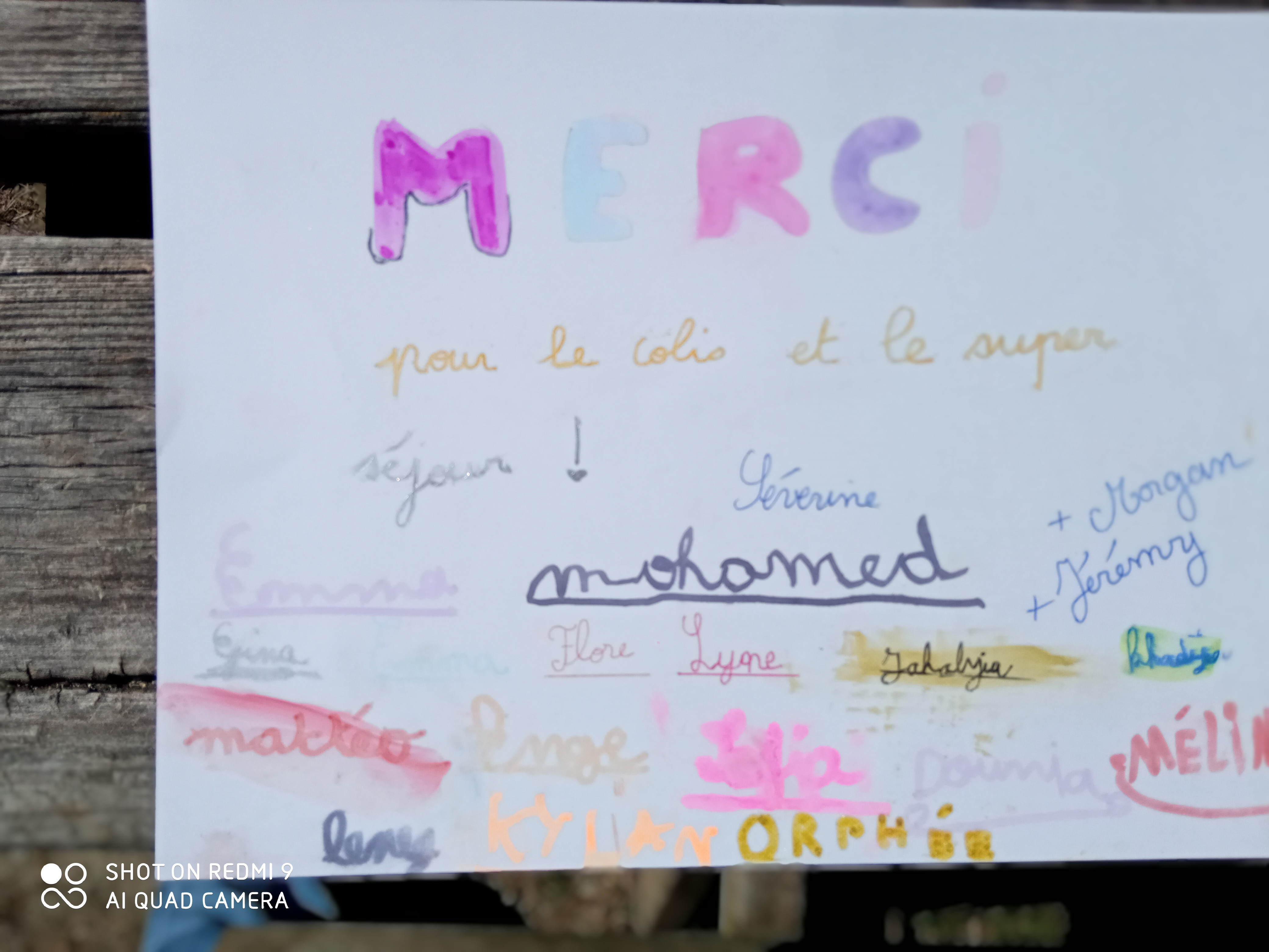 remerciement-enfants-école-Hyeres-P.Humbert-Janvier-22