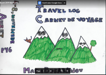 Un-carnet-de-voyage-réalisé-par-une-élève-de-l'école-internationale-de-sophia-Antipolis-EBICA-School